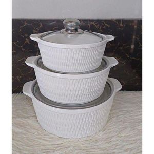 Ceramic 3 pcs serving bowls
