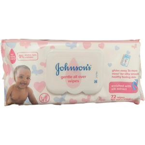 Johnson's Gentle All Over Wipes Enriched With Silk Extract bc