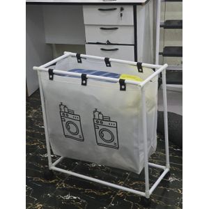 Foldable Simple Storage Laundry Basket High Capacity Dirty Clothes Organizer Large 62x25x55cm Durable Home Bedroom Bathroom Storage Bin