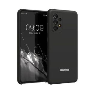 Soft Silicone Back Cover for Samsung Galaxy A13 - Black, anti-fingerprint, anti-scratch, durable silicone case