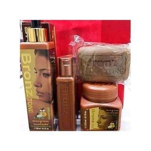 Bronze  Collection Maxi Tone Lotion, Cream, Serum & Soap W Cocoa Butter & Honey