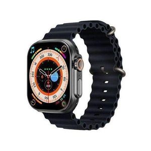 T900 Ultra 2 Smartwatch for Men Women 23'' Full Touch Screen Smart Watch Health Monitor BT Calls Series 9 - BLACK