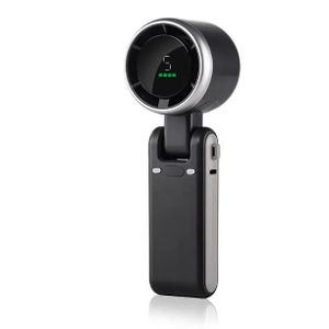 Mini Foldable Turbo Fan - 13550RPM Motor, 5 Gear Wind, 180° Fold, 3 - in - 1 Multifunction, LED Indicator, Type C