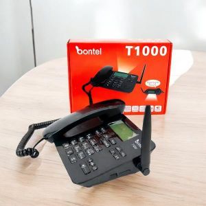 Bontel T1000 GSM Fixed Landline Quality Sound Classic Design Dependable Use Desktop Phone 