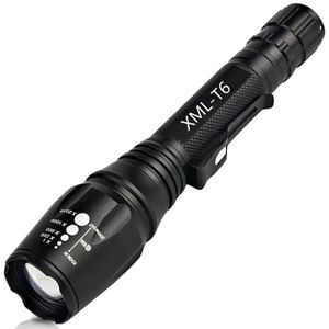 Tactical XML T6 Torch Flashlight – Zoomable LED with Adjustable Beam and Long Battery Life for Extreme Outdoor Use