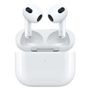 AirPod4 True Wireless Green Earbuds with Built-In Microphone & Charging Base
