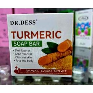 DR.DESS Turmeric Anti Acne, Tend Skin Moisturizing Deep Cleansing Face and Body Soap -100g