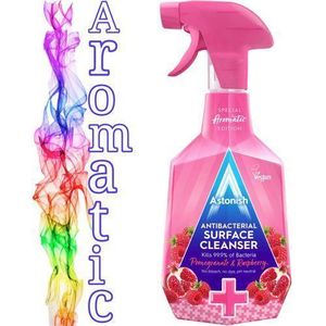 Astonish Pomegranate & Raspberry ANTIBACTERIAL SURFACE CLEANSER. cf