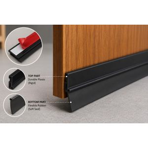 Self-Adhesive Door Bottom Seal Strip – Draft, Dust & Insect Blocker