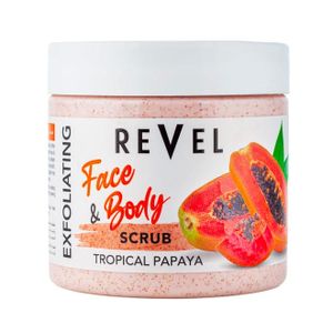 Revel Tropical Papaya Face & Body Scrub 475ML