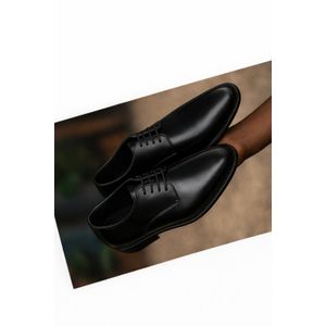 Luxury Handcrafted Men’s Leather Slip-On Shoes – Elegant Gradient Finish, Premium Comfort & Durable Formal Wear, black lace