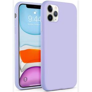 Soft Silicone Back Cover for iPhone 11 Pro – Protective, Shockproof, Ultra-Thin, Anti-Scratch, Anti-Fingerprint – Purple