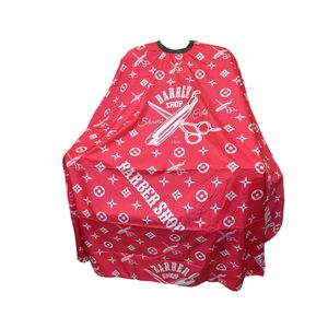 red lv barber cape