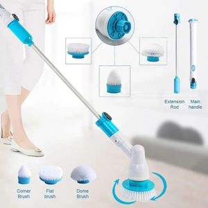 3 heads electric spin scrubber cleaning brush 