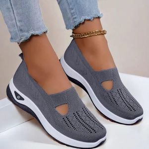 orthopedic knit walking shoes