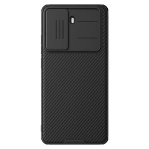 Nilkin CamShield Pro Cover Case for Redmi Poco X7 Pro, Shockproof Anti-Scratch Protective Case with Sliding Camera Cover, Soft TPU + Hard PC Hybrid Back – Black