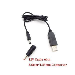 USB To DC Boost Converter Cable 5V To 9V 12V Use With Power Bank To Power Internet Routers