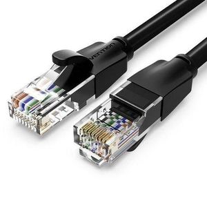 Vention Cat.6 UTP Patch Cable 5M, Black – High-Speed Ethernet LAN Network Cable for Router, Switch, PC, Laptop & Internet Connectivity