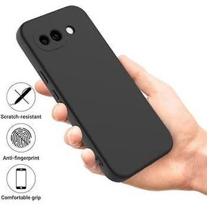 Cases Soft Silicone Flexible Soft Slim Protective Case Cover for Google Pixel 10A 5G - (Silicone, Black)
