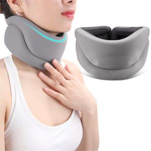 Soft Foam Neck Brace Universal Cervical Collar Adjustable Support for Sleeping Relieves Pain and Spine Pressure Wraps Aligns Stabilizes Vertebrae Posture Corrector Soft Sponge