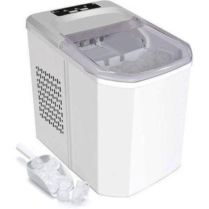  Ice Makers Machine Countertop,Portable Ice Cube Maker, Makes 12kg Ice in 24 Hrs-Ice Cubes Ready in 8 Mins, (Bullet Ice Cube) Electric Ice Making Machine Suitable for Hoom Bar Office