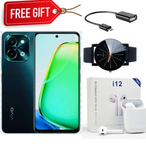 Vivo Y28, 6.68", 8GB RAM + 128GB (Dual SIM), 50MP CAMERA, 6000mAh, Agate Green (2YRs WRTY)+FREE GIFTS