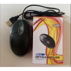 Optical Mouse Smooth USB Mouse With Fast Scrolling, Precision Control, Comfortable Grip, And Plug-and-Play Performance