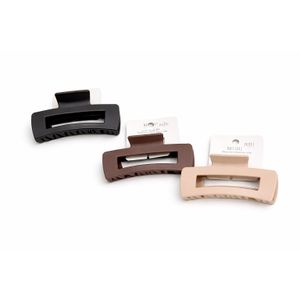 Hair Plex Matte Rectangle Hair Claw Clip