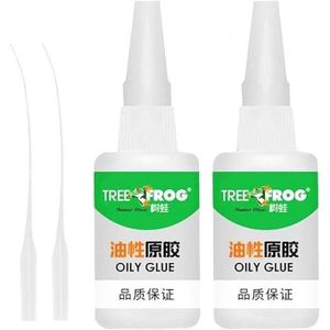 High Strength Oily Glue - Super Glue for Plastic - Leather Glue for All Purpose - Universal Super Glue for Plastic, Leather, Model, Rubber, Shoes (50mL) -1pc