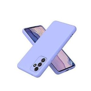 Soft Flexible Silicone Case for Samsung Galaxy A04s, Shockproof Anti-Scratch Slim TPU Protective Back Cover (Light Blue)