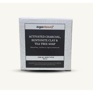 Activated Charcoal, Bentonite Clay & Tea Tree Soap – 100g