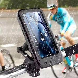 Bicycle phone holder, bicycle handlebar holder, TPU touch screen waterproof case