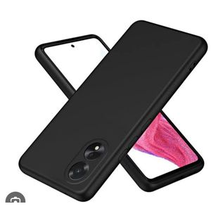 Oppo A58 Soft Silicone Black Phone Case/ Cover