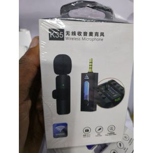K35 Portable Wireless Microphone for iPhone and Android