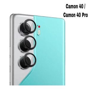 Tecno 3-Piece Black metal ring camera lens protector for Camon 40 /Camon 40 pro