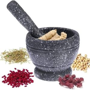 Multifunctional Wood Mortar & Pestle Kitchen Gadget