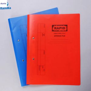 Rapid A4 Executive PVC Spring File Folder - Metal Double Hole Lever Arch Binder - Document Organizer Office School File Storage - Waterproof Presentation Folder