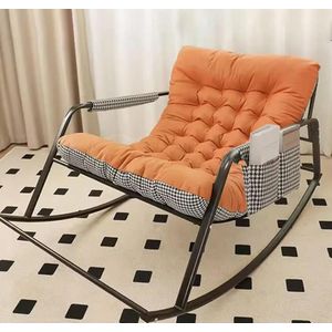 Modern Upholstered Rocking Chair.