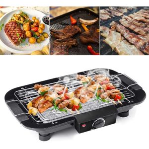 Sokany Electric Barbeque Grill 2000W Tandoori Maker Indoor and Outdoor Grill, Non Stick, with 5 Temperature Adjustments, Portable Electric Grill, Non-Slip Feet