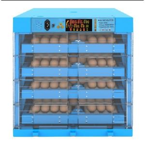 Agricultural New Technology Commercial 256 Eggs Automatic Eggs Incubator Temperature Control Hatcher Automatic Home and Commercial Poultry Egg Incubator 