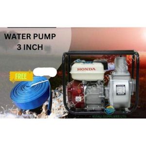 Honda Silicon Cover 3 Inches 7HP Gasoline Petrol Water Pump+ FREE Sunction Pipe.