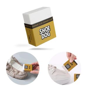 ShebSheb Shoe Cleaning Eraser with Trim‑to‑Fit Storage Wrap, Portable Wash‑Free Sneaker Cleaner, Rubber Shoe Stain Remover for Sneakers, Leather & Sports Shoes