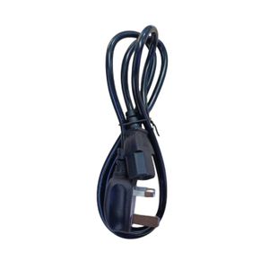 Universal Power Cable white fuse Compatible with Tvs, Monitors, CPUs, Electronics, Printers and more
