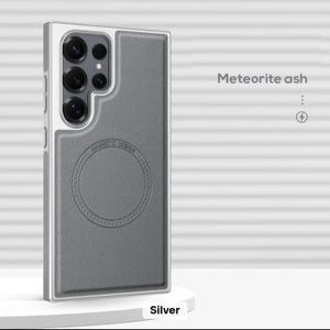 Genuine magnetic leather case  for Samsung S26 ultra