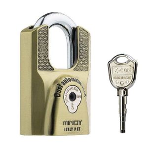 Mindy  Lock With Keys Indoor And Outdoor Zinc Alloy Big Padlock