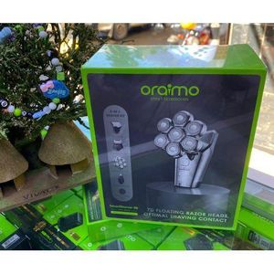 Oraimo SmartShaver 7D 5 In 1 Grooming Kit Head & Face Shaver Beard & Nose Trimmer Wet & Dry Use Facial Massager And Cleanser 90 Min Runtime Built In LED Display IPX7 Waterproof (RS70)