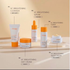 DR RASHEL Vitamin C Brightening Complete 5-Step Routine (Cleanser to Cream)