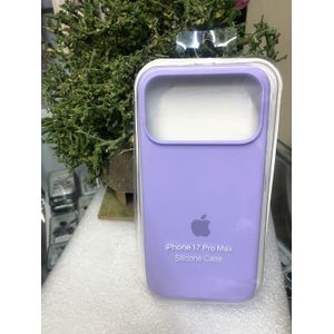 Quality Shockproof Original Silicone Cover Case – Durable, Slim & Stylish Protection for iPhone 17 Pro Max - Purple