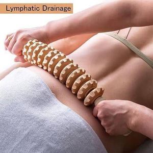 Curved Wood Massage Roller Stick Lymphatic Drainage Wood Therapy Massage Tool Maderoterapia Colombiana Anti Cellulite Massage