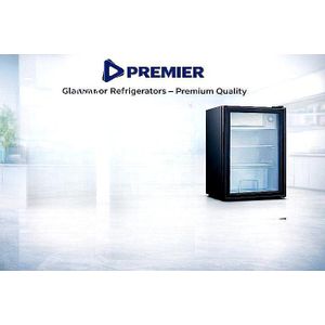 Premier Glass Door Refrigerator 85L Small Display Fridge For Home And Shop